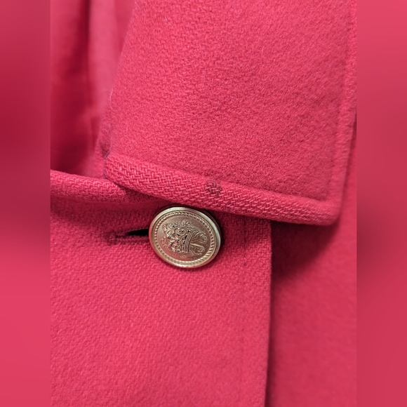 Vintage St Michael 100% Wool Mid Length Peacoat | Size 18/20 - Picture 3 of 7